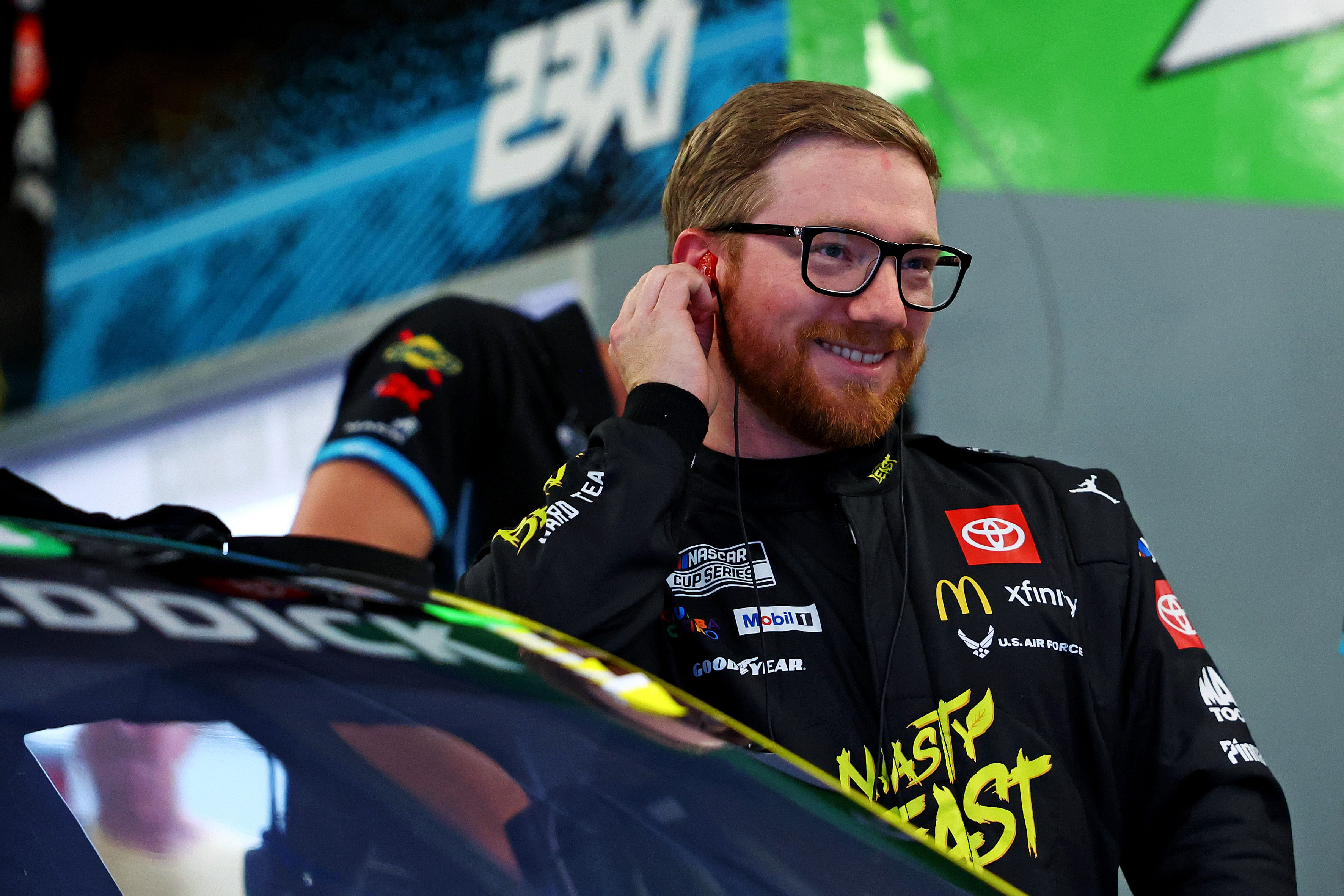 Tyler Reddick drives the #45 Toyota Camry for 23XI Racing - Source: Imagn